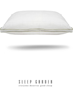 Sleep Garden Auralis Biyeli Şık Bambu Yastık 50x70 Jüt Keten Çantalı