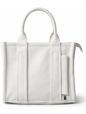 Avelina Krem Tote Bag