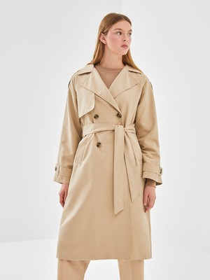 Lc Waikiki Yeni Sezon Ceket Yaka Kadın Trençkot