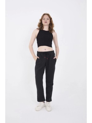 Mericline Unisex Üç Iplik Basic Eşofman Pantolon - Antrasit