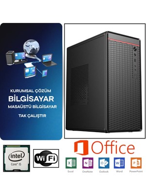 Dagmor BN2015036 Intel I5 3470 8gb Ram 240 GB SSD Bilgisayar Kasası +Wifi