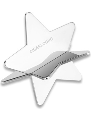 Bek Tobacco Cigarloong Star Metal Katlanır Puro Standı Sehpası Krom