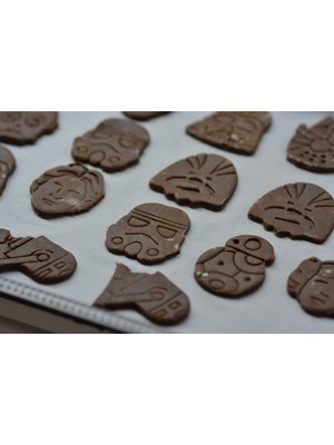 ADA 3D Yıldız Savaşları Darth Vader Stormtrooper R2D2 Uzay Temalı Kurabiye Kalıbı Seti Kesici