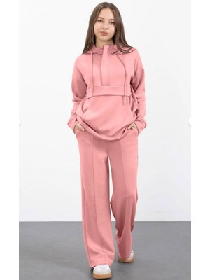 Asortix Kız Çocuk 2 Iplik Kompakt Penye Tunik Alt&üst TAKIM-AÜT-0039