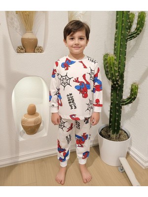 İsobel Kids Erkek Çocukörümcekadam Desenli Pijamatakımı