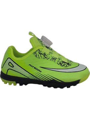 Zerhan Laliga 620 Çocuk Fosfor Yeşil Mekanizma Halı Saha Ayakkabı