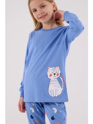 Daniska Rolypoly 3697-G Kız Çocuk Uzun Kol Pijama Takım