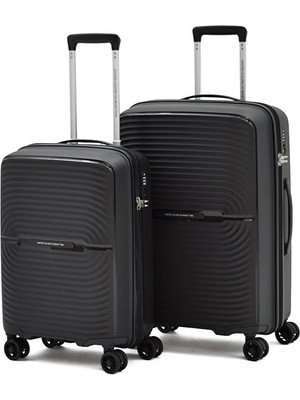 United Colors Of Benetton Orta ve Kabin Boy – Ultra Hafif Polipropilen Tsa Kilit 2'li Valiz Seti