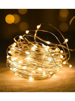 Özbience Parlak Gün Işığı Peri LED 5 Mt, Şık ve Renkli Dekorasyon Aksesuarı