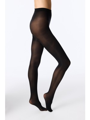 Penti Siyah Premier Extra Stretch Külotlu Çorap