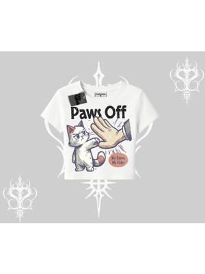 Procatstinator Kedi Baskılı Kolsuz Tshirt