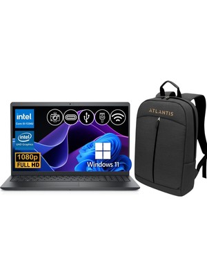 Dell Vostro 3530 I5-1334U 8gb 2tb SSD 15.6" Fhd WIN11P N3409PVNB3530U ATL77 Notebook +Çanta Hediye