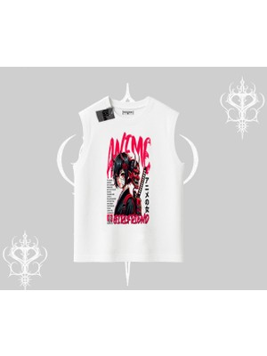 Kolsuz Tshirt Anime Girlfriend Kırmızı