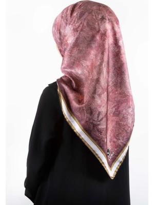 Violla Kadın Twill Eşarp Gül Kurusu