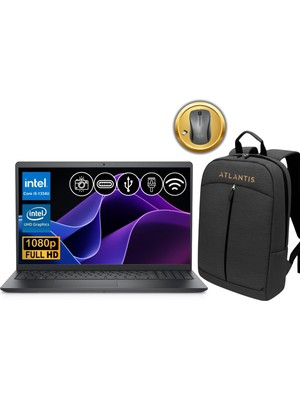 Dell Vostro 3530 I5-1334U 8gb 2tb SSD 15.6" Fhd Ubuntu N3409PVNB3530U ATL47 Notebook + Çanta&mouse
