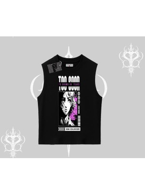 Kolsuz Tshirt Too Good Anime Girl Grafik Baskılı