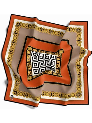 Violla Kadın Taba Twill Eşarp