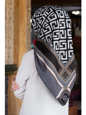 Violla Kadın Twill Eşarp Gri