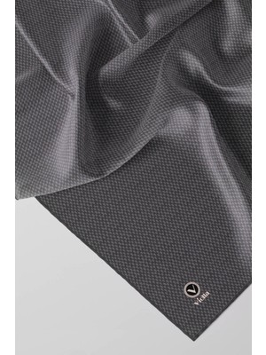 Violla Twill Dokulu Düz Renk Desenli Gri Renkli 90X90 Eşarp (Ipek Içermez) Kenar Dikiş Şekli El Dikişli
