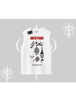 Kolsuz Tshirt Japon Mutfağı Umami Temalı Baskılı