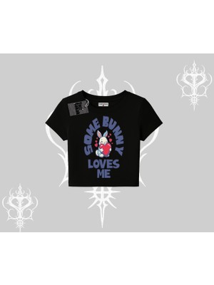 Babby Tee Tshirt Sevimli Tavşan Some Bunny Loves Me Baskılı