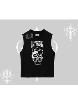 Kolsuz Tshirt Best Friends Forever Baskılı Sevimli Tasarım