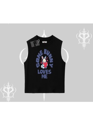 Kolsuz Tshirt Sevimli Tavşan Some Bunny Loves Me Baskılı