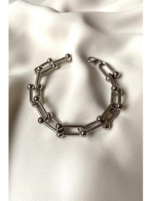 Hsc Bilişim Blanca Tifany Beyaz Altın Kaplama Bileklik