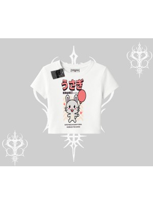 Babby Tee Tshirt Usagi Kawaii Cute Heart Energy