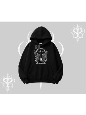 Kapşonlu Sweatshirt Born To Rock Eternal Flame Legacy