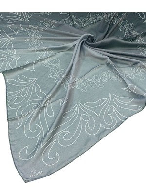Mim Eşarp ve Şal Valino Degrade Desenli Şifon Eşarp – 90X90 cm