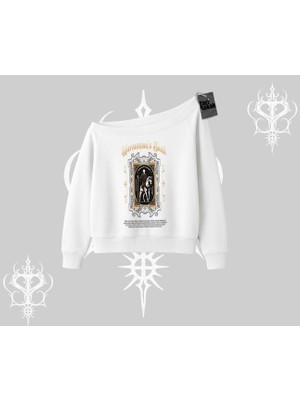 Kayık Yaka Sweatshirt Horseman’s Skull Dark Relic Street Legacy