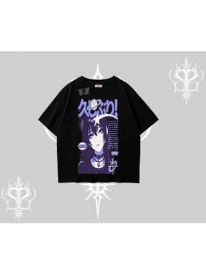 Oversize Tshirt Neo Tokyo Girl Y2K Street Anime Aesthetic