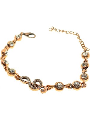 Hsc Bilişim Antik Bakır Renk Sol Anahtarı Nota Su Yolu Bileklik