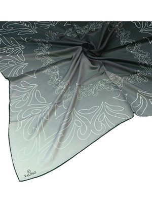 Mim Eşarp ve Şal Valino Degrade Desenli Şifon Eşarp – 90X90 cm