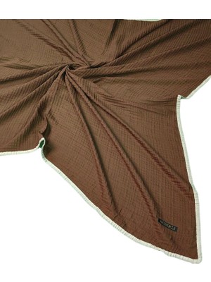 Mim Eşarp ve Şal Mısırlı Eşarpları Biyeli Müslin Düz Renk Eşarp 100X100CM