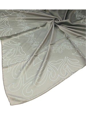 Mim Eşarp ve Şal Valino Degrade Desenli Şifon Eşarp – 90X90 cm