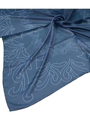 Mim Eşarp ve Şal Valino Degrade Desenli Şifon Eşarp – 90X90 cm
