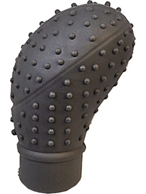 LTG Nova Silikon Vites Topuzu Kılıfı Masajlı Oval Gri