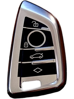 LTG Nova Bmw G20 G30 G05 Anahtar Uyumlu Silikon Oto Anahtar Kumanda Kabı Kılıf Füme