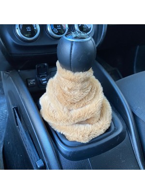 LTG Nova Yumuşak Peluş Vites Körüğü Vites Süsü Kahverengi