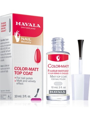 Mavala Color Matt ve Kadifemsi Renk Matlaştırıcı Son Kat Cila 10 ml