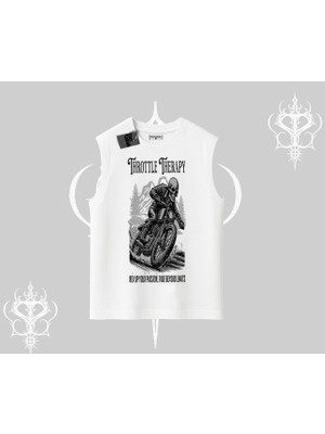 Kolsuz Tshirt Throttle Therapy No Brakes Just Freedom