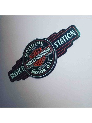 Saturno78 Harley Davidson Metal Döküm Büyük Boy Duvar Dekoru