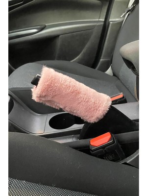 LTG Nova Yumuşak Peluş El Freni Süsü Pudra Pembe