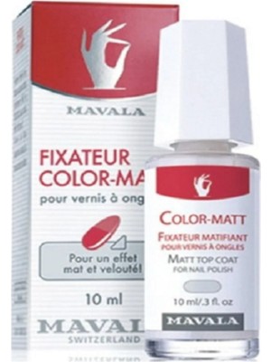 Mavala B5 Sayesinde Tırnağı Besler ve Koruyan Mat&kadifemsi Veren Son Kat Cila Oje 10ML