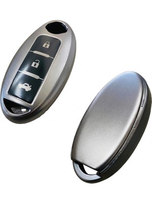 LTG Nova Nissan Qashqai Juke X-Trail Micra Murano Infiniti Uyumlu 3 Buton Silikon Oto Anahtar Kumanda