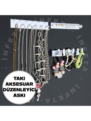 İnfeta Takı Organizeri Takı Kolyeküpe Askısı Takı Düzenleyici