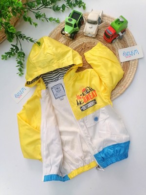 Bebessi The Great Kapüşonlu Yağmurluk Sarı - 4 Yaş