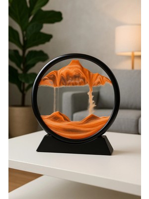 Snow Homs Yuvarlak Kum Saati 7 Inç Kum Sanatı Hediyelik Sevgiliye Özel Gün Hediye